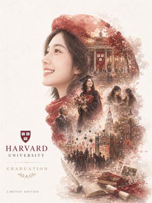 史诗叙事风格毕业海报