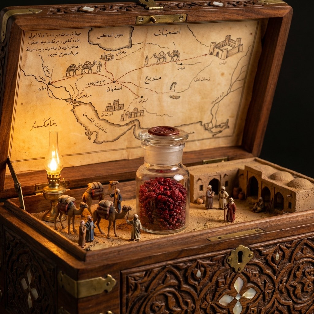 Infografía / Visual educativo - Diorama del recorrido histórico de los ingredientes