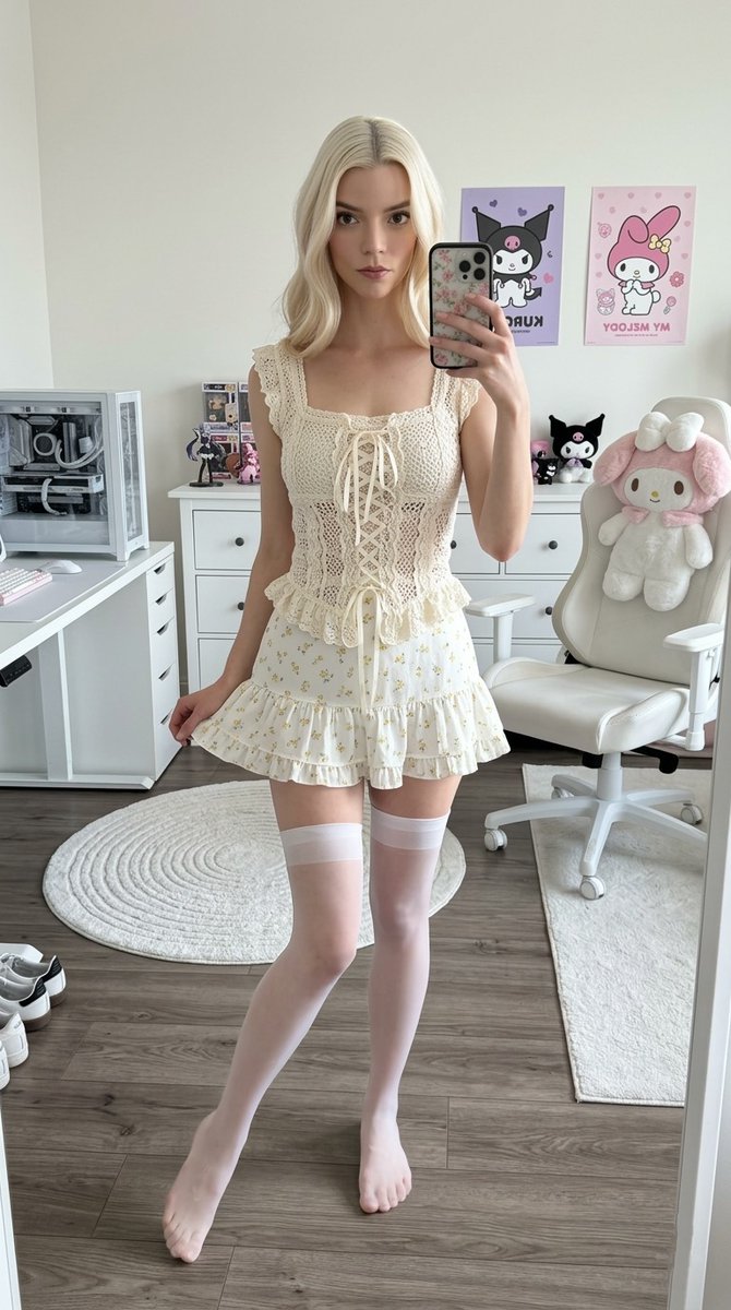 个人资料 / 头像 - Olivia Rodrigo 玩家风镜面自拍