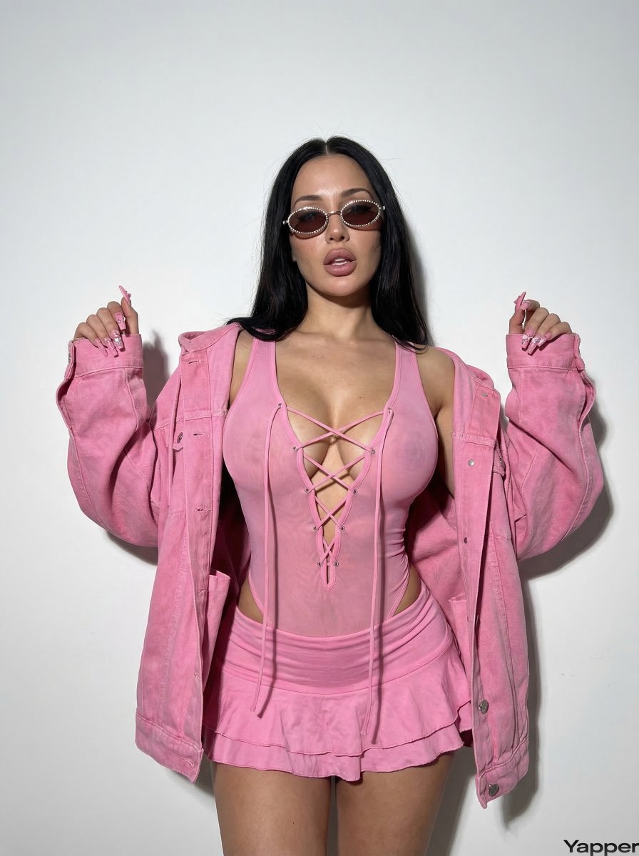 社交媒体帖子 - Y2K 美学自拍提示,适用于 Nano Banana Pro 的极致比例